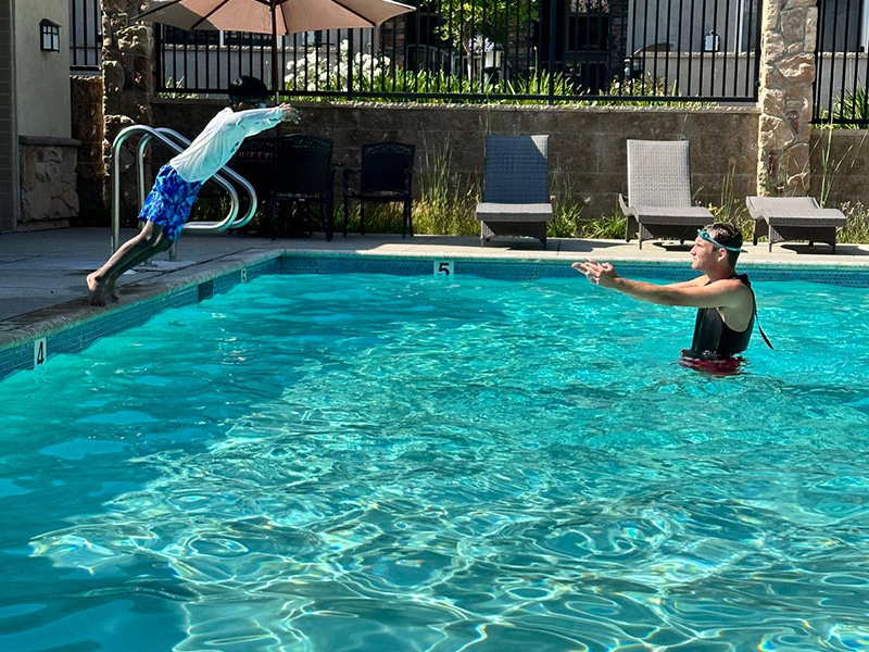 Malibu oceanfront estate pool complex